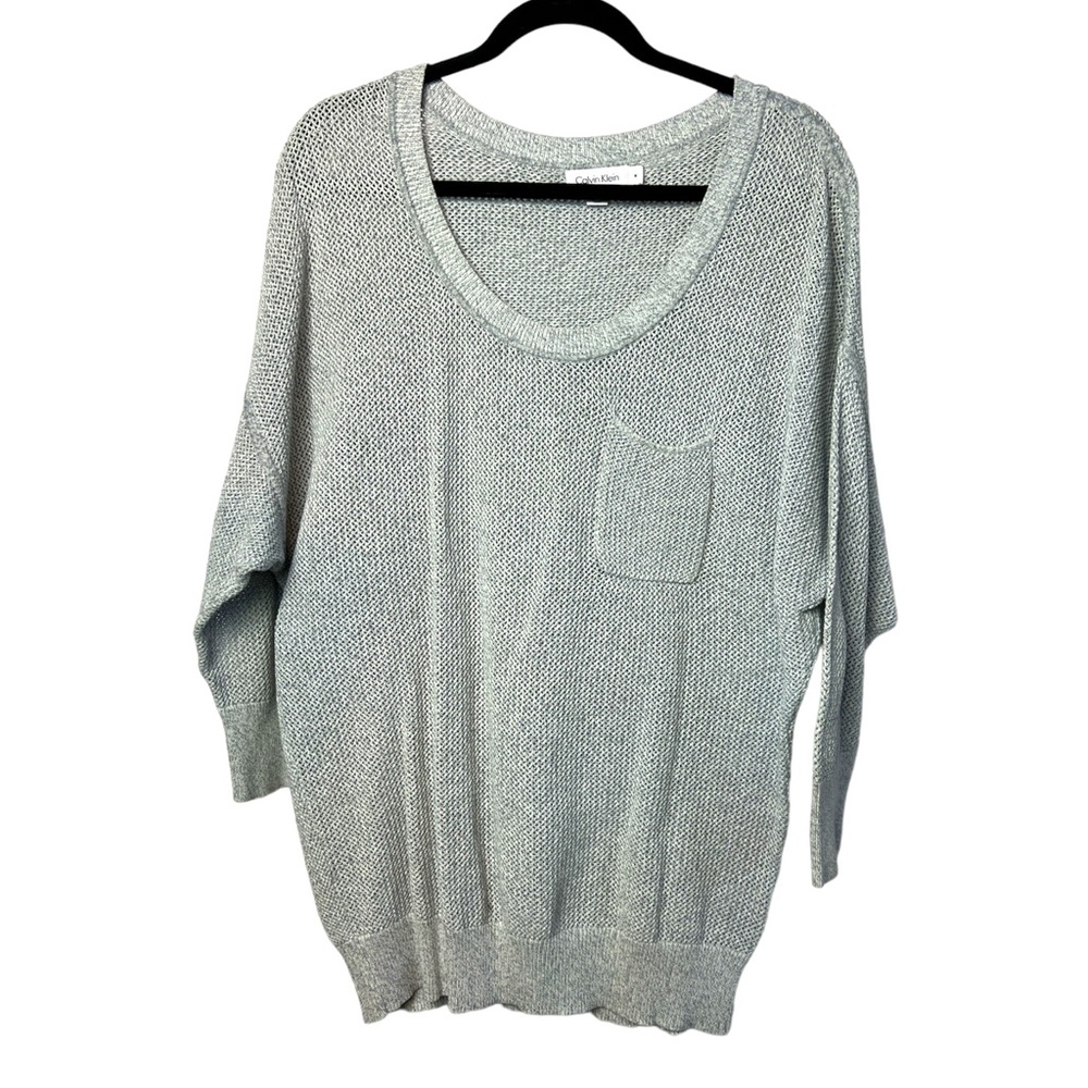 Calvin Klein Grey Oversized Sweater